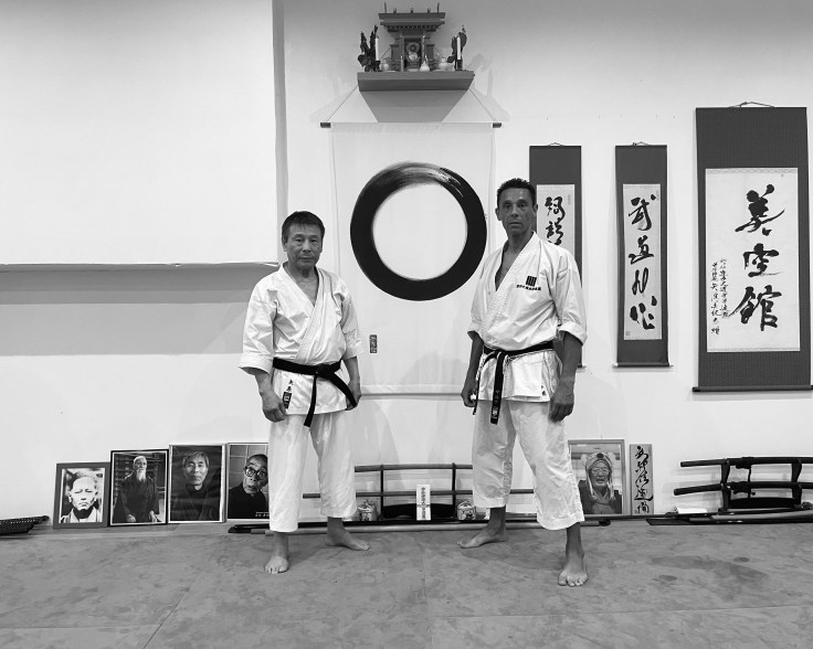 Yahara sensei en visite au Bikukan - Paris 14